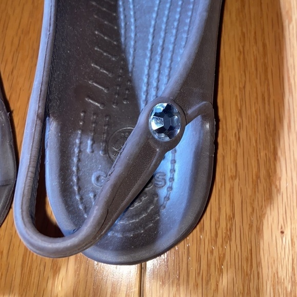 Crocs sling back Jayna jewel flats, size 6, good used condition - Picture 4 of 5